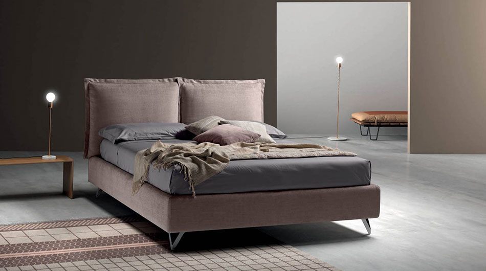 moderan bračni krevet tkanina sanduk spremnik spremište jastuci moderna spavaća soba