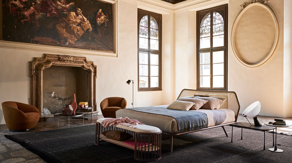 drveni krevet dizajnerski talijanski namještaj cadoro rijeka