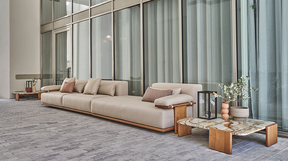 Outdoor dizajnerska sofa Tao Ditre Italia interijeri trendovi