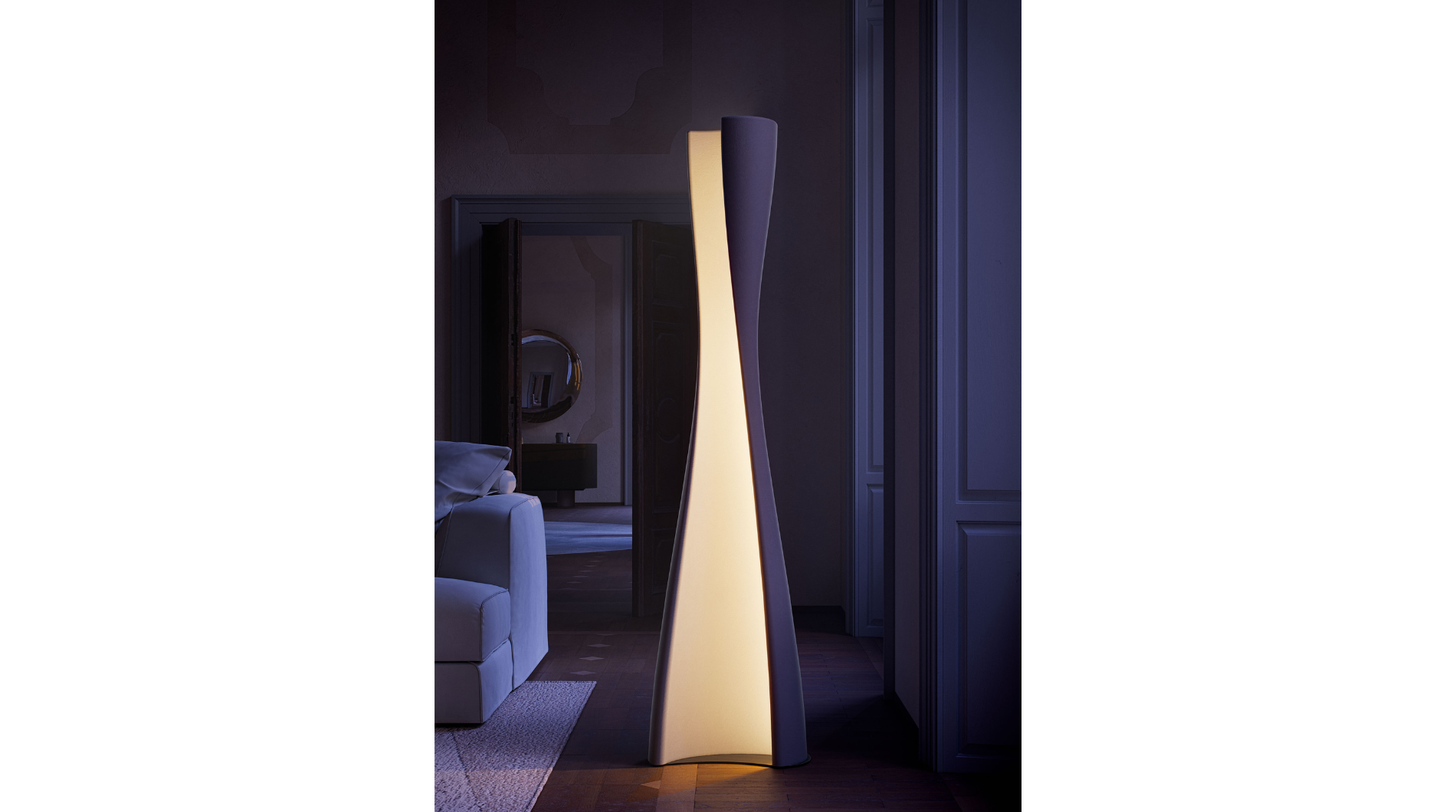 Podna lampa argilla glina Cattelan Italia